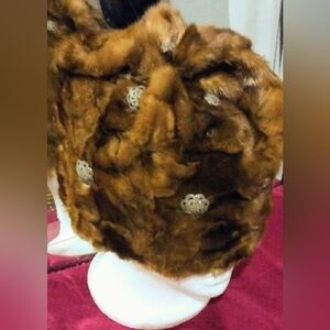 Custom Handcrafted Mink Hat - Ling's Custom Creations